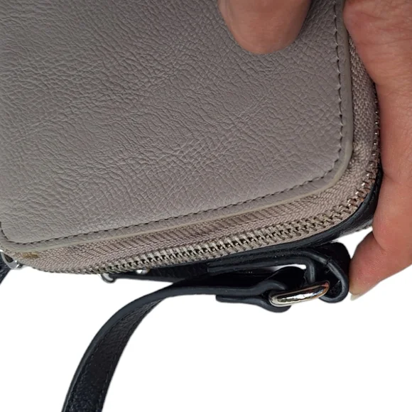 Nine West grey taupe and black crossbody bag - Picture 9 of 9